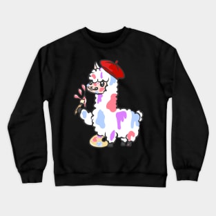 Alpaca Llama Farmer Farmer Funny Crewneck Sweatshirt